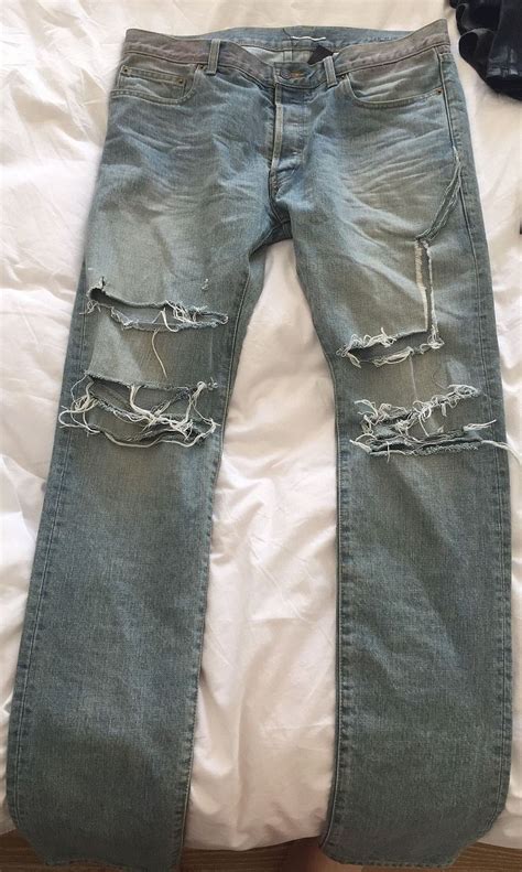 ysl silk pants|YSL denim.